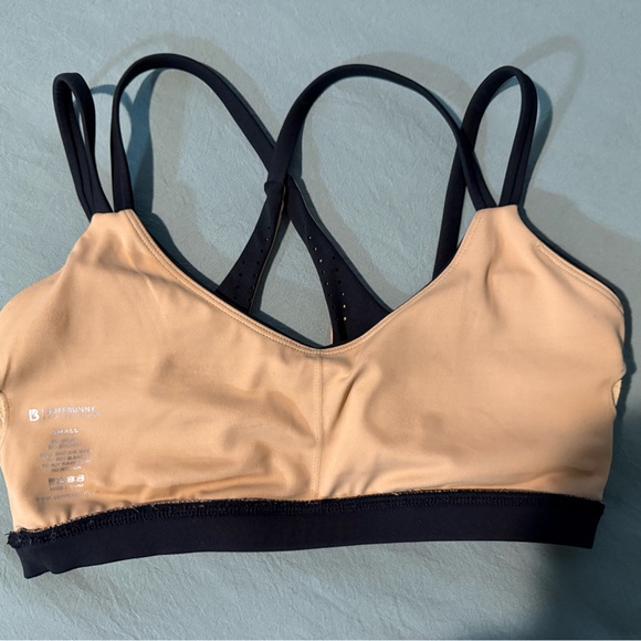 BuffBunny Black Airbrush Laser Sports Bra Small - Picture 5 of 6